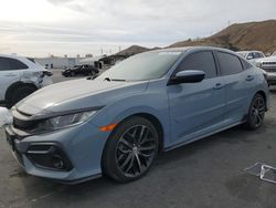 Salvage cars for sale at Colton, CA auction: 2021 Honda Civic Sport