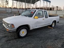 Salvage cars for sale at Spartanburg, SC auction: 1990 Toyota Pickup 1/2 TON Extra Long Wheelbase DLX