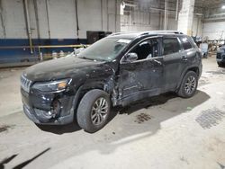 Salvage cars for sale at Woodhaven, MI auction: 2020 Jeep Cherokee Latitude Plus