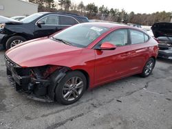 Salvage cars for sale at Exeter, RI auction: 2017 Hyundai Elantra SE