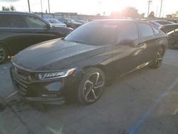 Honda salvage cars for sale: 2018 Honda Accord Sport