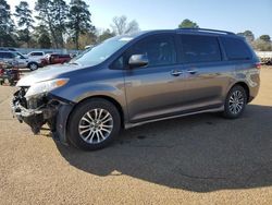 Salvage cars for sale at Longview, TX auction: 2018 Toyota Sienna XLE