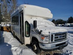 Salvage cars for sale at West Warren, MA auction: 2018 Ford Econoline E450 Super Duty Cutaway Van