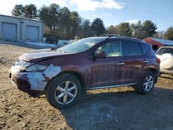 Salvage cars for sale from Copart Mendon, MA: 2010 Nissan Murano S