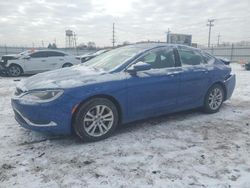 Salvage cars for sale at Chicago Heights, IL auction: 2016 Chrysler 200 Limited