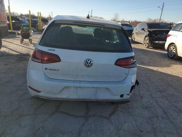 2019 Volkswagen E-GOLF SE