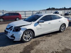 Salvage cars for sale at Fredericksburg, VA auction: 2017 Chevrolet Malibu LT