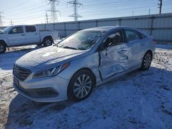 Salvage cars for sale at Elgin, IL auction: 2017 Hyundai Sonata Sport