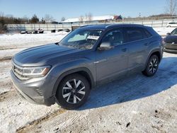 Salvage cars for sale at auction: 2022 Volkswagen Atlas Cross Sport SE