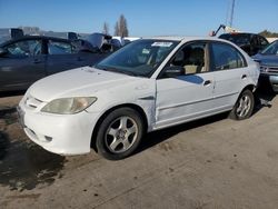 Honda salvage cars for sale: 2005 Honda Civic LX