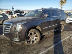 Salvage cars for sale at Van Nuys, CA auction: 2017 Cadillac Escalade Luxury