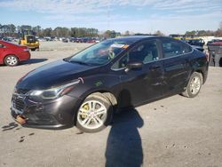 Salvage cars for sale from Copart Dunn, NC: 2017 Chevrolet Cruze LT