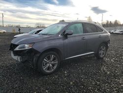 Salvage cars for sale at Portland, OR auction: 2015 Lexus RX 350 Base