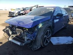 Salvage cars for sale at Brighton, CO auction: 2022 Honda Accord Sport