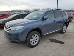 Salvage cars for sale at Louisville, KY auction: 2013 Toyota Highlander Base