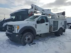 Salvage trucks for sale at Dyer, IN auction: 2017 Ford F550 Super Duty