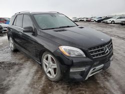 Mercedes-Benz salvage cars for sale: 2014 Mercedes-Benz ML 350 Bluetec