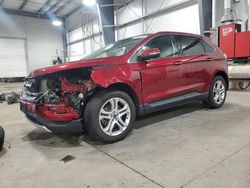 Salvage cars for sale at Ham Lake, MN auction: 2018 Ford Edge Titanium