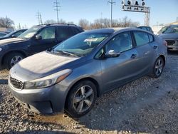 Salvage Cars with No Bids Yet For Sale at auction: 2018 KIA Forte LX