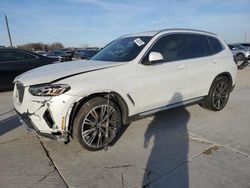 2022 BMW X3 SDRIVE30I en venta en Grand Prairie, TX