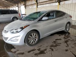 Salvage cars for sale at Phoenix, AZ auction: 2015 Hyundai Elantra SE