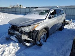 Salvage cars for sale from Copart Kansas City, KS: 2015 Toyota Highlander Limited