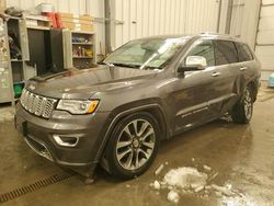 Salvage cars for sale at Kansas City, KS auction: 2018 Jeep Grand Cherokee Overland