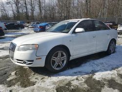 Salvage cars for sale at Waldorf, MD auction: 2007 Audi A4 2.0T Quattro