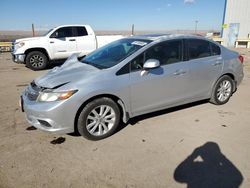 Salvage cars for sale from Copart Albuquerque, NM: 2012 Honda Civic EX