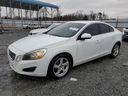 Salvage cars for sale from Copart Spartanburg, SC: 2012 Volvo S60 T5