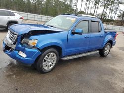 Salvage cars for sale at Harleyville, SC auction: 2010 Ford Explorer Sport Trac Limited