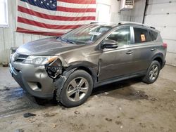 Salvage cars for sale from Copart Lyman, ME: 2015 Toyota Rav4 XLE