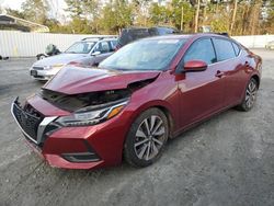 Nissan salvage cars for sale: 2020 Nissan Sentra SV