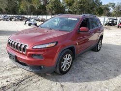 Salvage cars for sale at Ocala, FL auction: 2014 Jeep Cherokee Latitude