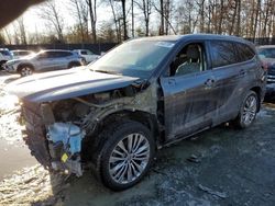 2021 Toyota Highlander Hybrid Platinum en venta en Waldorf, MD