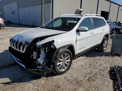 Salvage Cars with No Bids Yet For Sale at auction: 2016 Jeep Cherokee Limited