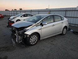 Salvage cars for sale at Martinez, CA auction: 2013 Toyota Prius PLUG-IN