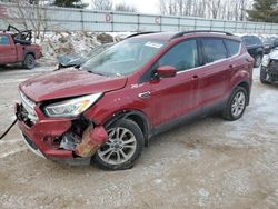 Salvage cars for sale at Davison, MI auction: 2019 Ford Escape SEL