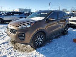 Salvage cars for sale at Chicago Heights, IL auction: 2017 KIA Sportage EX