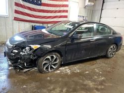 Salvage cars for sale at Lyman, ME auction: 2016 Honda Accord EXL