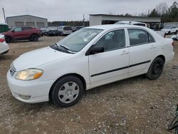 Salvage cars for sale at Memphis, TN auction: 2003 Toyota Corolla CE