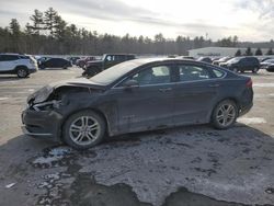 Salvage cars for sale at Windham, ME auction: 2018 Ford Fusion SE Hybrid