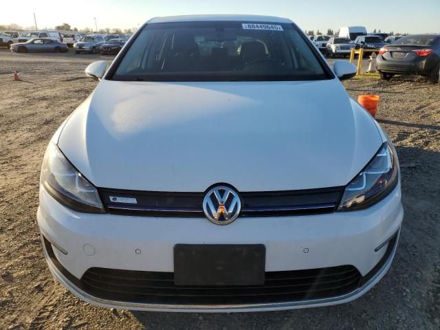 2016 Volkswagen E-GOLF SEL Premium