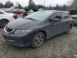 Honda salvage cars for sale: 2015 Honda Civic SE