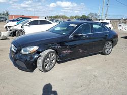 Salvage cars for sale at Homestead, FL auction: 2018 Mercedes-Benz C300