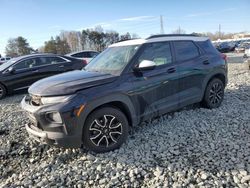 Vehiculos salvage en venta de Copart Mebane, NC: 2021 Chevrolet Trailblazer Active