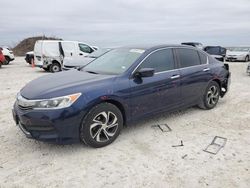 Salvage cars for sale from Copart Taylor, TX: 2017 Honda Accord LX