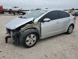 Salvage cars for sale from Copart Houston, TX: 2017 KIA Forte LX