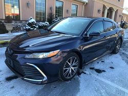 Salvage cars for sale at New Britain, CT auction: 2022 Toyota Camry XLE