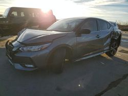 Salvage cars for sale at Grand Prairie, TX auction: 2020 Nissan Sentra SR